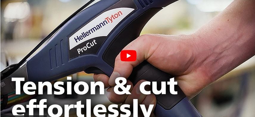 Effortless cable tying with the batterypowered hand tool ProCut